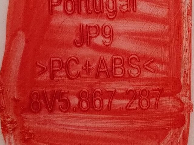 bontott AUDI A3 Jobb C Oszlop Burkolat