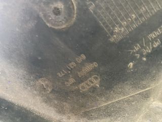 bontott AUDI A3 Jobb első Dobbetét (Kerékjárati, Műanyag)