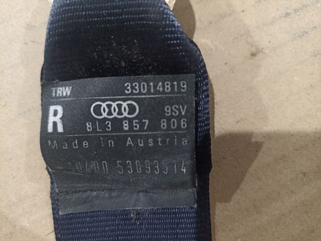 bontott AUDI A3 Jobb hátsó Biztonsági Öv