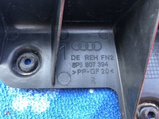 bontott AUDI A3 Jobb hátsó Lökhárító Tartó (Műanyag)