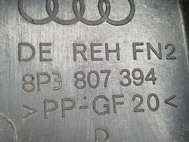 bontott AUDI A3 Jobb hátsó Oldal Lökhárító Tartó (Műanyag)