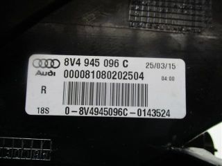 bontott AUDI A3 Jobb Külső Hátsó Lámpa