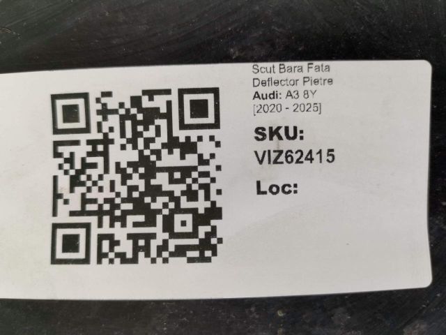 bontott AUDI A3 Kartervédő