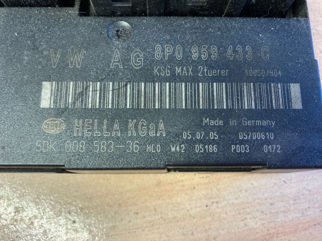 bontott AUDI A3 Komfort Elektronika