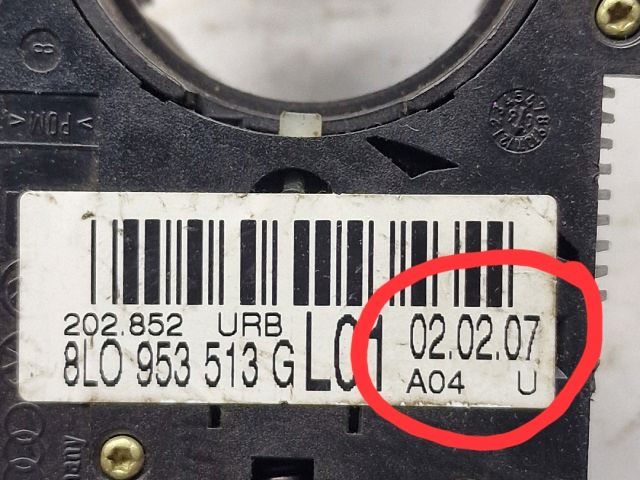 bontott AUDI A3 Komplett Kormánykapcsoló (Bajuszkapcsoló)