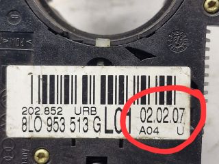 bontott AUDI A3 Komplett Kormánykapcsoló (Bajuszkapcsoló)