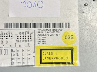 bontott AUDI A3 Rádió / CD