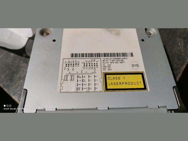 bontott AUDI A3 Rádió / CD