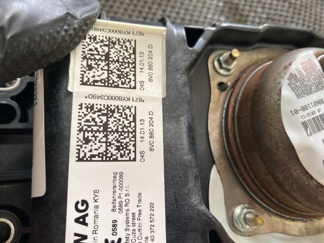 bontott AUDI A3 Utasoldali Légzsák