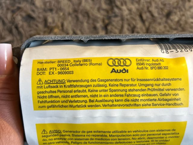 bontott AUDI A3 Utasoldali Légzsák