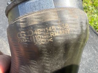 bontott AUDI A4 B5 Turbócső