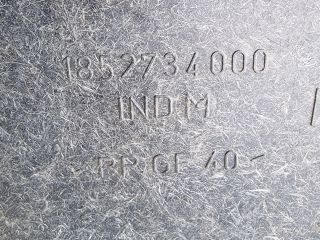 bontott AUDI A4 B5 Homlokfal (Üres lemez)