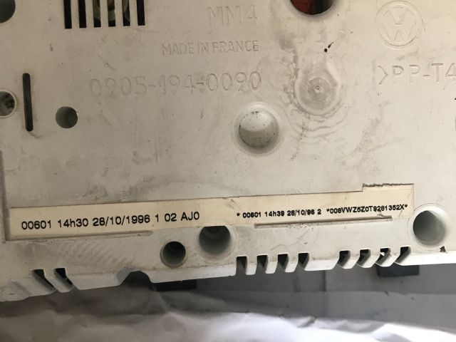 bontott AUDI A4 B5 Kilométeróra