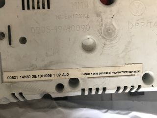 bontott AUDI A4 B5 Kilométeróra