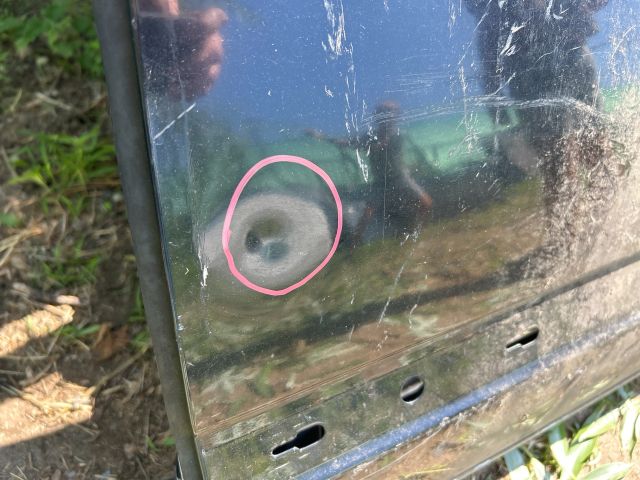 bontott AUDI A4 B5 Bal első Ajtó (Üres lemez)