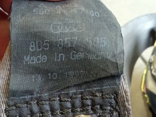 bontott AUDI A4 B5 Hátsó Biztonsági Öv Szett