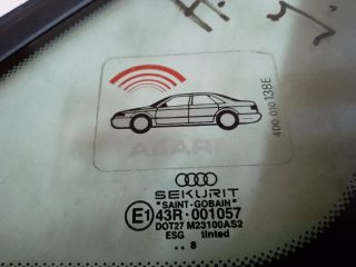bontott AUDI A4 B5 Jobb C Oszlop Oldalablak Üveg