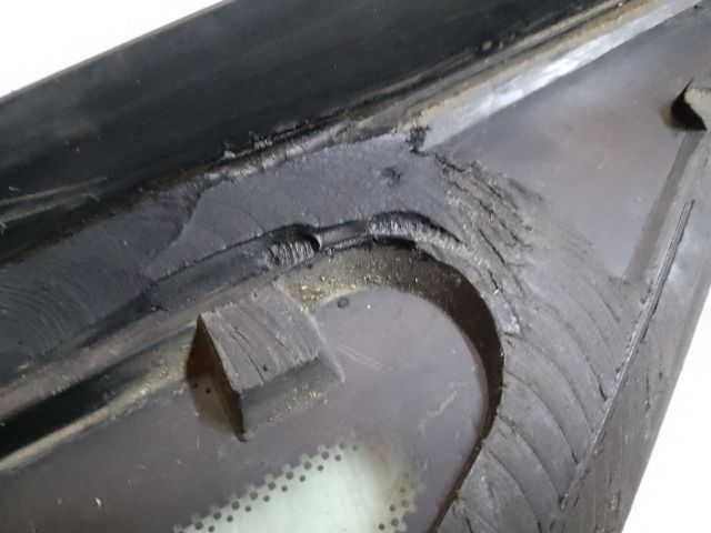 bontott AUDI A4 B5 Jobb C Oszlop Oldalablak Üveg