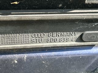 bontott AUDI A4 B5 Jobb hátsó Ajtó (Üres lemez)