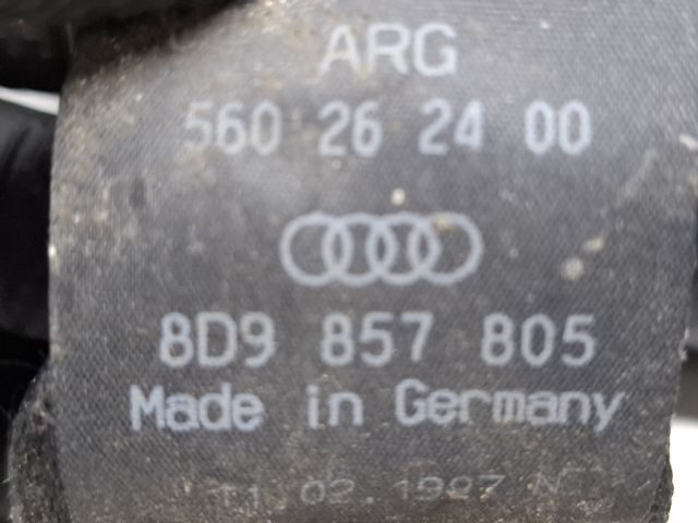 bontott AUDI A4 B5 Jobb hátsó Biztonsági Öv