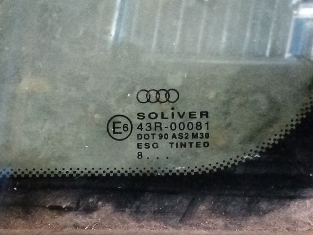 bontott AUDI A4 B5 Jobb hátsó Fixüveg (Ajtóban)