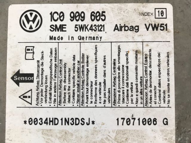 bontott AUDI A4 B5 Légzsák Elektronika