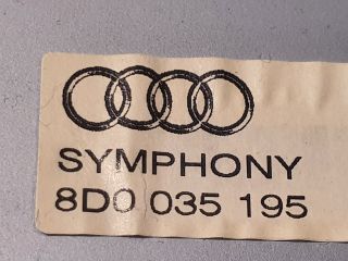 bontott AUDI A4 B5 Rádió / CD