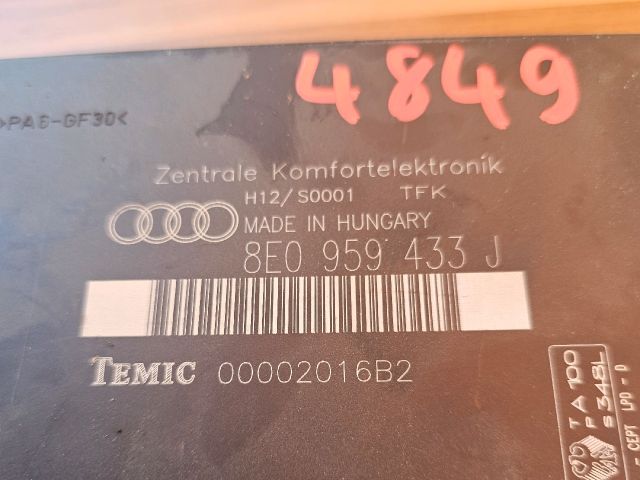 bontott AUDI A4 B6 Komfort Elektronika