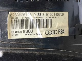 bontott AUDI A4 B6 Kilométeróra