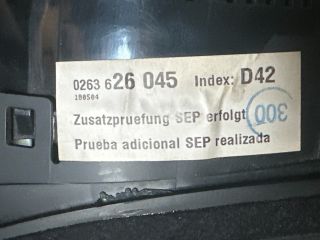 bontott AUDI A4 B6 Kilométeróra