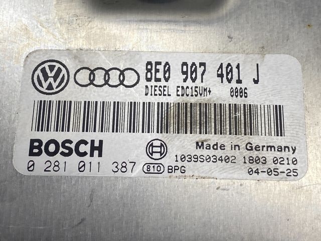 bontott AUDI A4 B6 Motorvezérlő