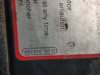 bontott AUDI A4 B6 Homlokfal (Üres lemez)