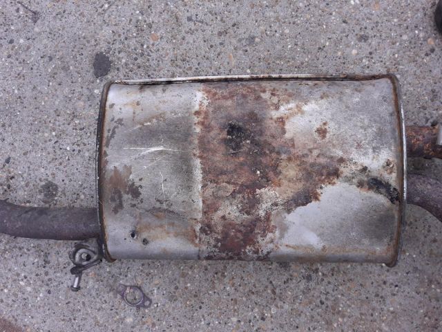 bontott AUDI A4 B6 Komplett Kipufogó Rendszer