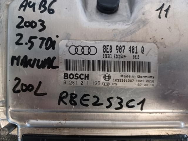 bontott AUDI A4 B6 Motorvezérlő