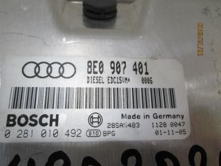 bontott AUDI A4 B6 Motorvezérlő