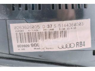 bontott AUDI A4 B6 Kilométeróra
