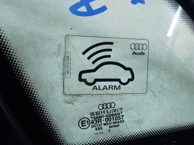 bontott AUDI A4 B6 Bal C Oszlop Oldalablak Üveg