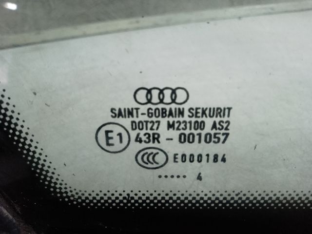 bontott AUDI A4 B6 Bal C Oszlop Oldalablak Üveg