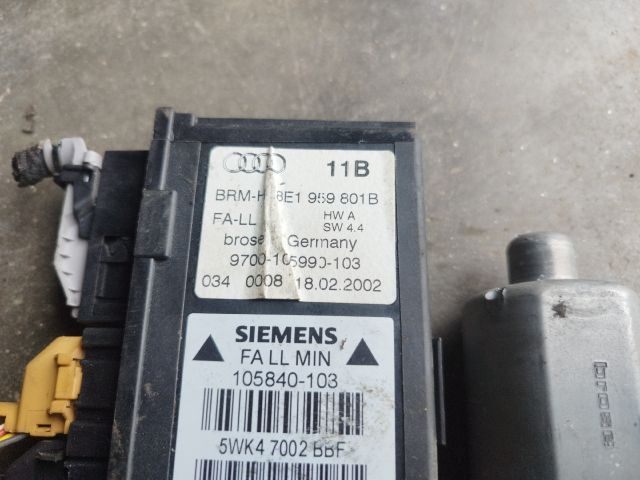 bontott AUDI A4 B6 Bal első Ablakemelő Motor