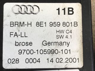 bontott AUDI A4 B6 Bal első Ablakemelő Motor