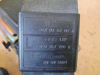 bontott AUDI A4 B6 Bal első Biztonsági Öv