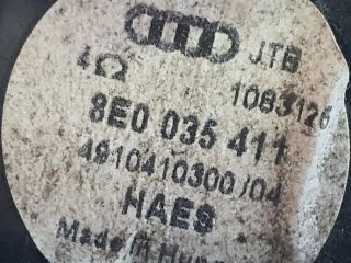 bontott AUDI A4 B6 Bal első Hangszóró