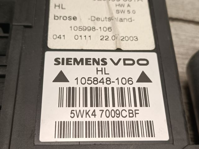 bontott AUDI A4 B6 Bal hátsó Ablakemelő Motor