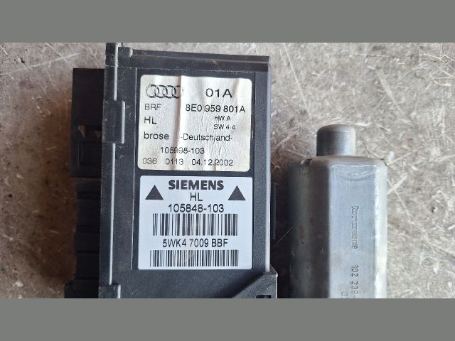 bontott AUDI A4 B6 Bal hátsó Ablakemelő Motor