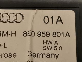 bontott AUDI A4 B6 Bal hátsó Ablakemelő Motor