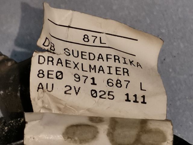 bontott AUDI A4 B6 Bal hátsó Ajtó Kábelköteg