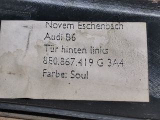 bontott AUDI A4 B6 Bal hátsó Ajtó Kárpit Díszléc