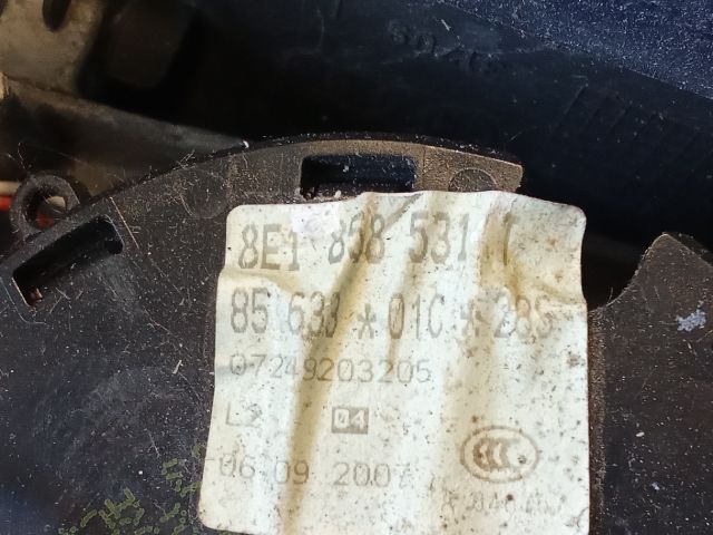 bontott AUDI A4 B6 Bal Visszapillantó Tükör Burkolat