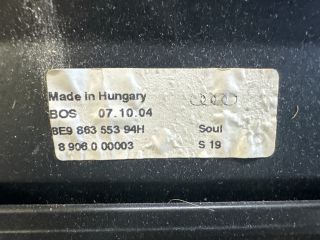 bontott AUDI A4 B6 Csomagtér Roló