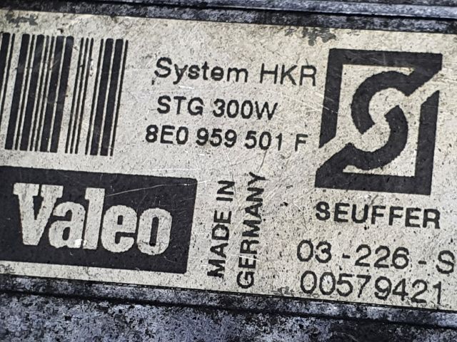 bontott AUDI A4 B6 Előtét Ellenállás Hűtőventilátor